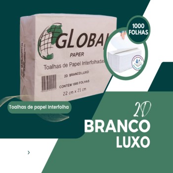Papel Toalha Branco Luxo em Cordeiropolis